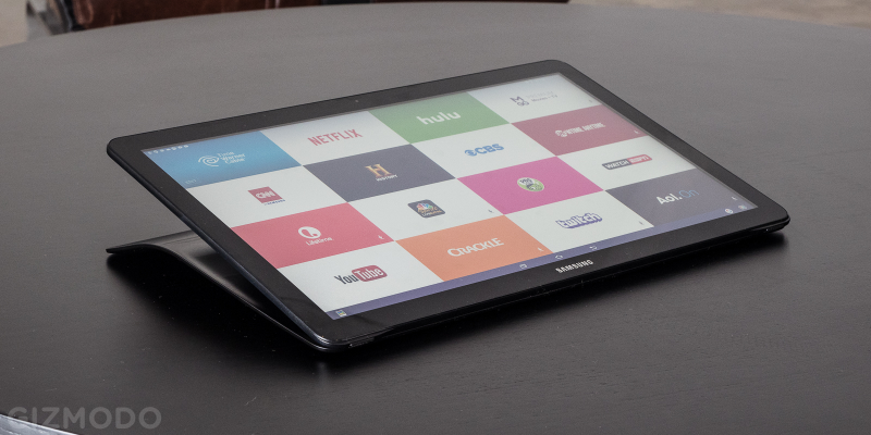 Illustration for article titled Samsung's Huge Galaxy View Is the Take-Anywhere TV You Never Knew You Wanted